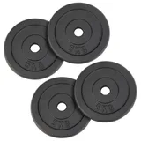Hantelscheiben Gusseisen 4 x 5 kg 30mm Gewichtscheiben Hantelgewicht Gewichte