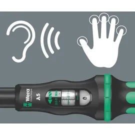 WERA Click-Torque A 5 Drehmomentschlüssel 1/4" 05075604001