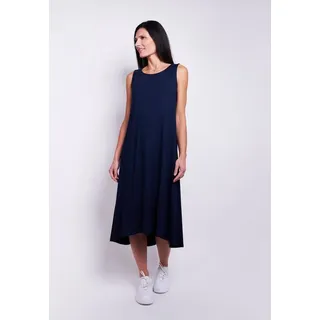 Seidel Moden Midikleid ärmellos, aus Viskose - MADE IN GERMANY blau 48 EU