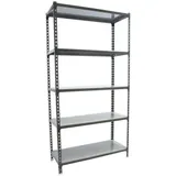 Proregal Schwerlastregal Big Metal Shark HxBxT 200 x 100 x 50 cm Fachlast 180 kg Anthrazit-Verzinkt