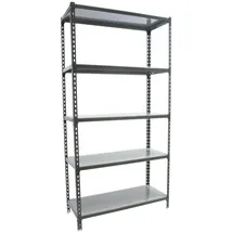 Proregal Schwerlastregal Big Metal Shark HxBxT 200 x 100 x 50 cm Fachlast 180 kg Anthrazit-Verzinkt