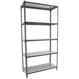 Proregal Schwerlastregal Big Metal Shark HxBxT 200 x 100 x 50 cm Fachlast 180 kg Anthrazit-Verzinkt
