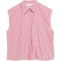 Comma, Ärmellose Bluse mit Ballon-Saum - pink - 34