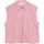 Comma, Ärmellose Bluse mit Ballon-Saum - pink - 34