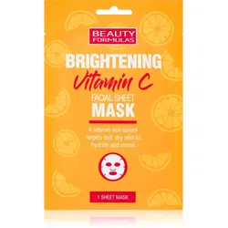Beauty Formulas Vitamin C Aufhellende Tuchmaske mit Vitamin C 1 St.