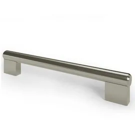 MS Beschläge - Möbelgriff Stangengriff R18 Möbelbeschlag Edelstahl-Optik Küchengriff Sockelgriff Lochabstand 192mm