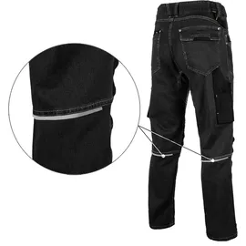 Art.Master Jeans-Stretch-Arbeitshose Schwarz L