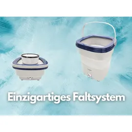 Steinborg Faltbare Mini Waschmaschine 1,5 kg 35 x 38 cm Blau