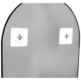 Möbel Kraft Spiegel ¦ schwarz ¦ Glas,Aluminium,Metall ¦ Maße (cm): B: 30 H: 70 T: 0.4