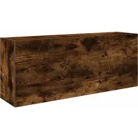 VidaXL Bad-Wandschrank Räuchereiche 100x25x40 cm Holzwerkstoff
