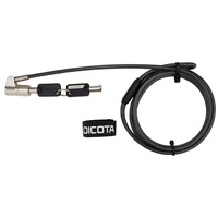 Dicota Universal Security Cable Lock 3 Exchangeable Heads fits All Slots, keyed