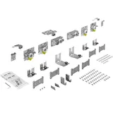 HETTICH TopLine L Schiebetürbeschlag-Set 1350 x 2600, 3-türig 10-16 mm