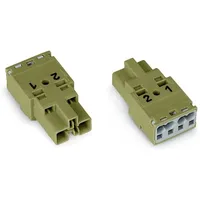 WAGO 770-272 Netz-Steckverbinder WINSTA MIDI Stecker, 2-polig, Kod. B,