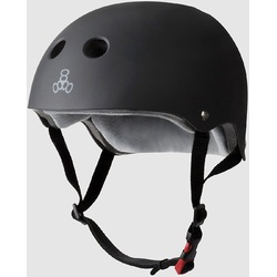 Triple 8 Certified Sweatsaver Helm black rubber Gr. XSS