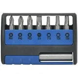 HaWe Bit-Set HaWe Bit-Box, 17.052, 8-tlg., 1-St., 8 tlg., Magnethalter mit 6-kt.-Schaft, Bit-Box mit Klappdeckel