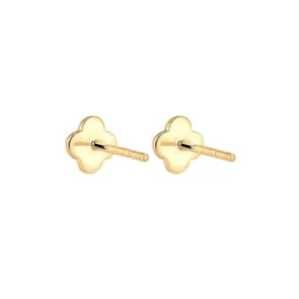 ELLI PREMIUM Ohrstecker Kleeblatt gold 585 onesize