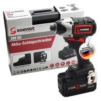 SCHMIDT security tools Akku-Schlagschrauber ID-180 inkl. 1 x 4,0 Ah + Ladegerät