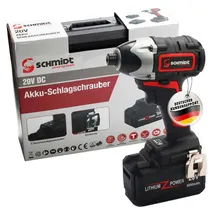 SCHMIDT security tools Akku-Schlagschrauber ID-180 inkl. 1 x 4,0 Ah + Ladegerät