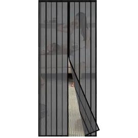 Sekey Insektenschutz-Tür 110 x 235 cm Schwarz