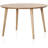 runder Tisch Esstisch Massivholztisch Ø120 cm Wildeiche massiv ASCON Massivholz