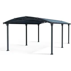 Canopia Arcadia Carport aus Aluminium 3,6 x 6,5 m