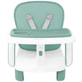 KIKKABOO Kinderstuhl, Boostersitz Chewy, Doppeltablett, Sicherheitsgurt, faltbar grün