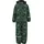 ZigZag Schneeoverall "Tower", Kinder, Gr. 116, EURO-Größen, grau (dunkelgrün, grau), 100% Polyester, lang, Overalls, mit wasser- und winddichter TPU-Membran