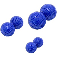 Magnet Akupunktur Massage Kugeln | 3x2er Sets | ca. 32mm Ø, 45mm Ø, 55mm Ø (Blau | 32mmØ,45mmØ,55mmØ)