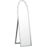 Beliani Stehspiegel Silber
