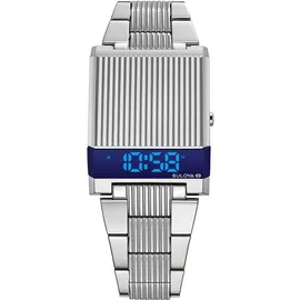 BULOVA Computron Digital Edelstahl 32 mm 96C139