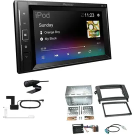 EHO Pioneer DMH-A240DAB 2-DIN Autoradio Bluetooth DAB USB passend für Mercedes Benz B-Klasse 2005-2011 schwarz inkl Canbus