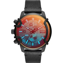 Chronograph DIESEL "GRIFFED", schwarz, Armbanduhren, Herren, Quarzuhr, Armbanduhr, Herrenuhr, irisierendes Mineralglas, nachhaltig