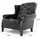 s-style möbel CHESTERFIELD-SESSEL Lento Schwarz vegan Leder