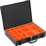 AluBox Sortimentsbox 40 x 28 x 7 cm 18-tlg. schwarz