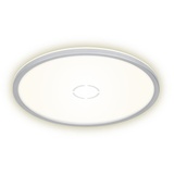 Briloner LED Deckenleuchte Free Weiß-Silber, 42 cm