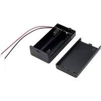 TRU Components Batteriehalter 2x Mignon (AA) Kabel
