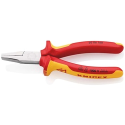 KNIPEX 20 06 160 VDE Flachzange verchromt 1000V 160mm
