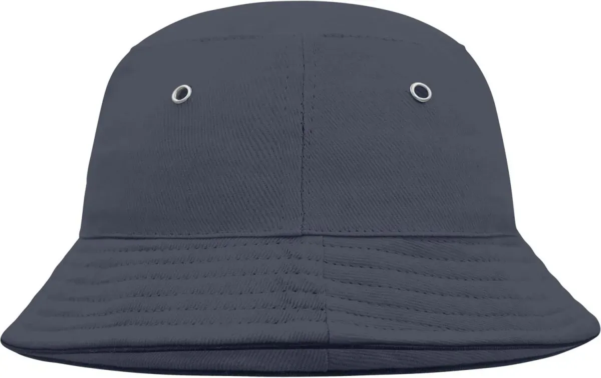 Myrtle Beach Kinder Fischer Hut mit Paspel MB013 navy/navy one size