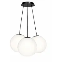 s.luce Orb Cluster 3-flg. 30 cm Rund Weiß/Schwarz