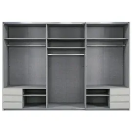 WIMEX Schwebetürenschrank Level by fresh to go 300 x 236 x 65 cm Weiß