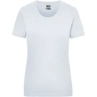 James & Nicholson Damen Work T-Shirt weiß, Größe XXL