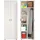 trendteam Mehrzweckschrank 60 x 176 x 35 cm 2-türig / weiß