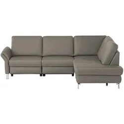 medium Ecksofa  Medium Plus , grau , Maße (cm): B: 265 H: 89 T: 200