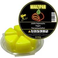 WonderWax Duftwachs WonderWax® Duftwachs Kreis 6 pcs Neon (Marzipan), Duftrichtung: Mandel & Marzipan