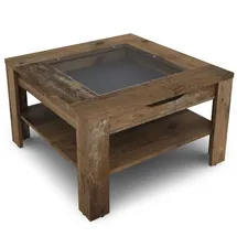 byLIVING Couchtisch Ralph Eiche Old Wood Nachbildung B/H/T: ca. 67x43x67 cm