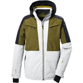 KILLTEC Herren, Skijacke/Funktionsjacke mit abzippbarer Kapuze und Schneefang KSW 407 MN SKI JCKT, cloud grey, M, 41959-000