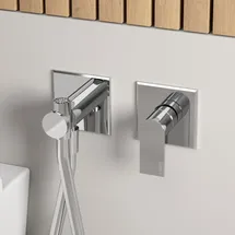 rivea Dia Einhebelmischer mit Bidetbrause Chrom BR2069PC