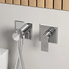 rivea Dia Einhebelmischer mit Bidetbrause Chrom BR2069PC