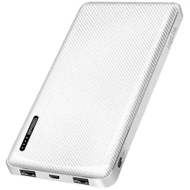 Logilink Powerbank 10000 mAh, 2x USB-A USB-C, schwarz