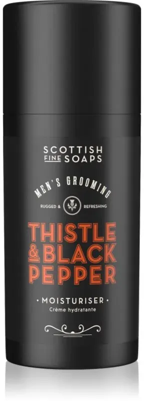 Scottish Fine Soaps Thistle & Black Pepper feuchtigkeitsspendende Gesichtscreme für Herren 100 ml